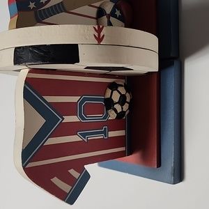 Soccer/ Baseball bookends